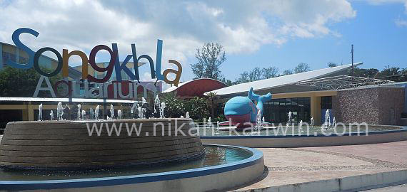 akuarium Songkhla mempamerkan berbagai jenis ikan